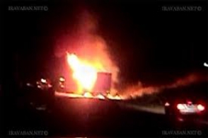 ՃՏՊ՝ հրդեհի բռնկմամբ